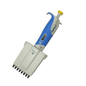 Mechanical Variable Volume 8-channel alpha+ Pipette 5-50 ul