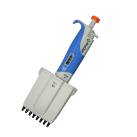 Mechanical Variable Volume 8-channel alpha+ Pipette 30-300 ul