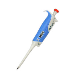 Mechanical Variable Volume Single Channel alpha+ Pipette 0.1-2.5μl