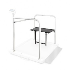 MWA-A04 grab bar set with folding patient seat 