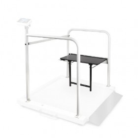 MWA-A04 grab bar set with folding patient seat 