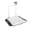 MWA wheelchair platform scale with handrails 1 side