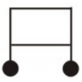 CL/SL/SR 53/S INOX table with wheels
