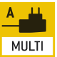 Universal mains adapter: with universal input and optional input socket adapters for EU, GB.
